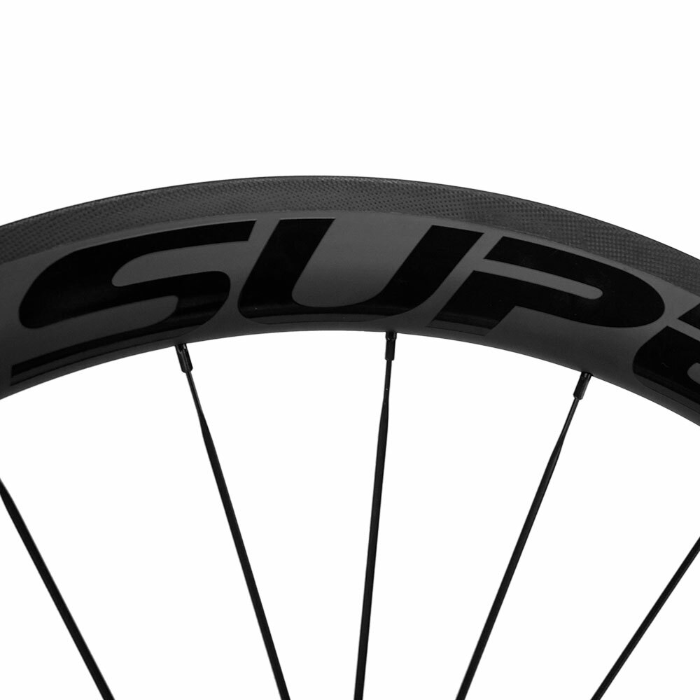 Superteam UCI Approved 50mm Carbon Wheels 25mm Road Bike Rim Brake Wheelset