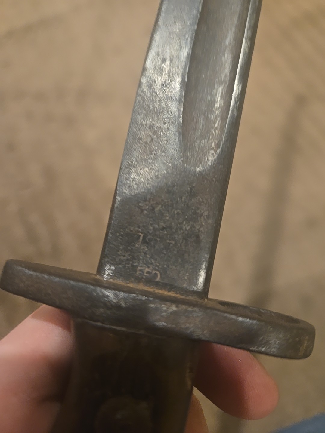 1917 WORLD WAR I U.S. BAYONET/NO SCABBARD