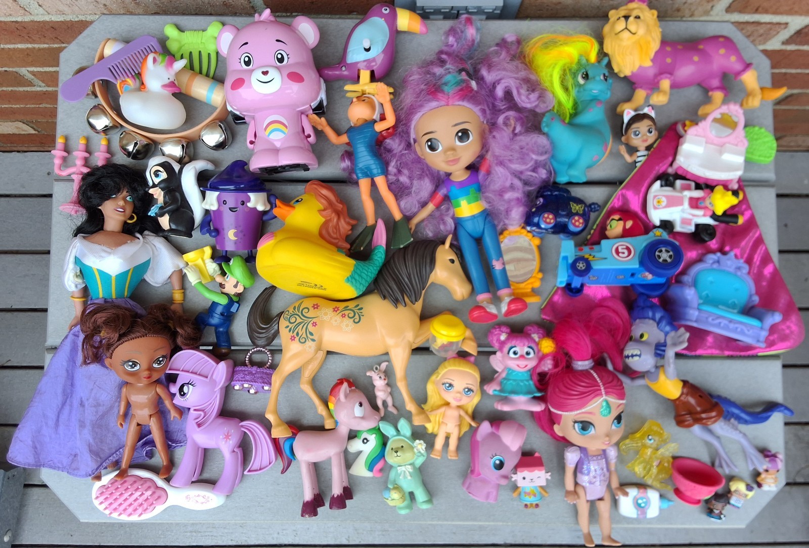 Kids Junk Drawer Lot - Girls Bottom of the Toy Box - Misfit Toys - 3 LBS of Junk