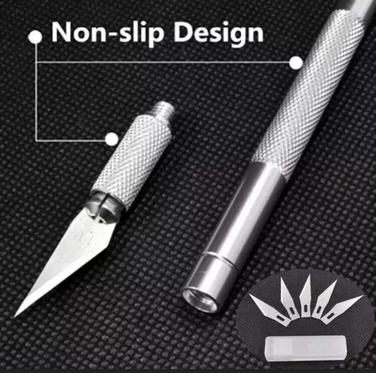 Hobby Exacto Knife X-Acto Set 6x #11 Blades + Handle Craft Tool Engraving Iphone