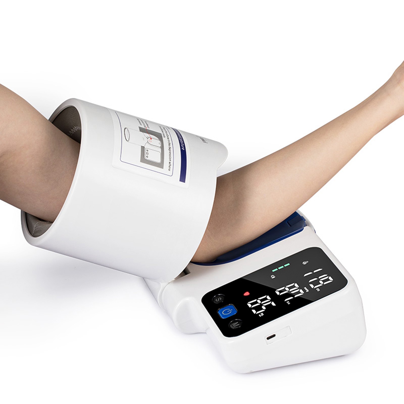 Blood Pressure Monitor Barrel Blood Digital Blood Pressure Machine Heart Rate