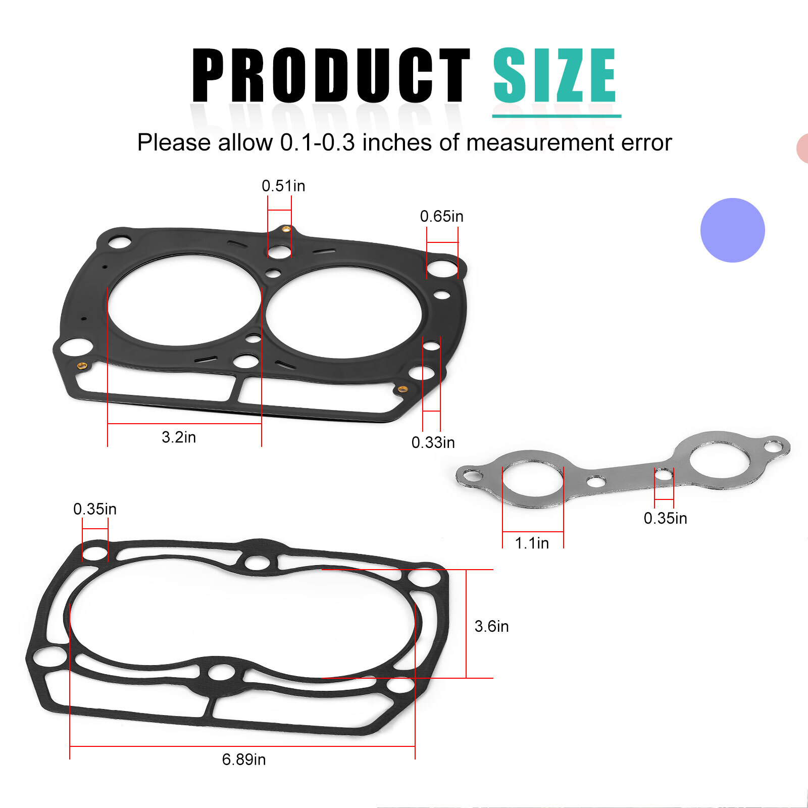 TOP END HEAD GASKET KIT FOR POLARIS RZR RANGER SPORTSMAN 800 700