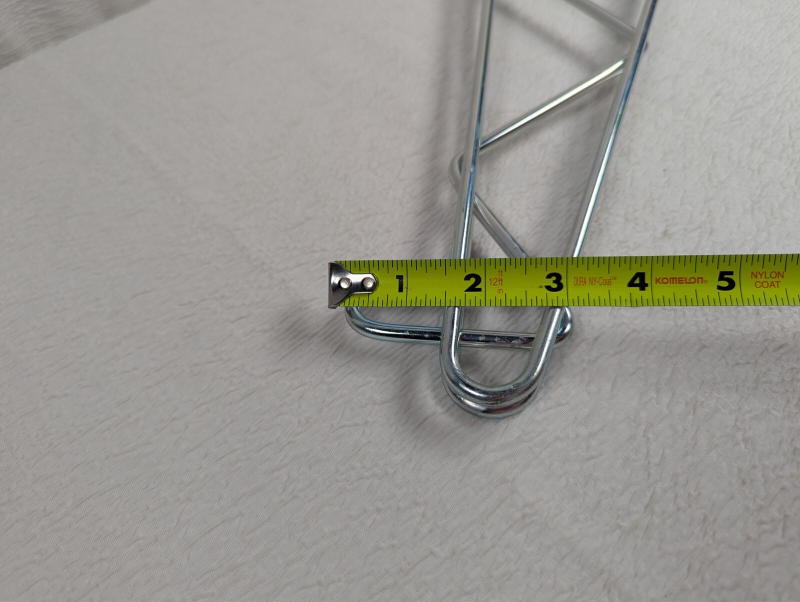 Heavy Duty Chrome Restaurant Wire Shelf Wall Bracket - 19 inch - 2 Pack