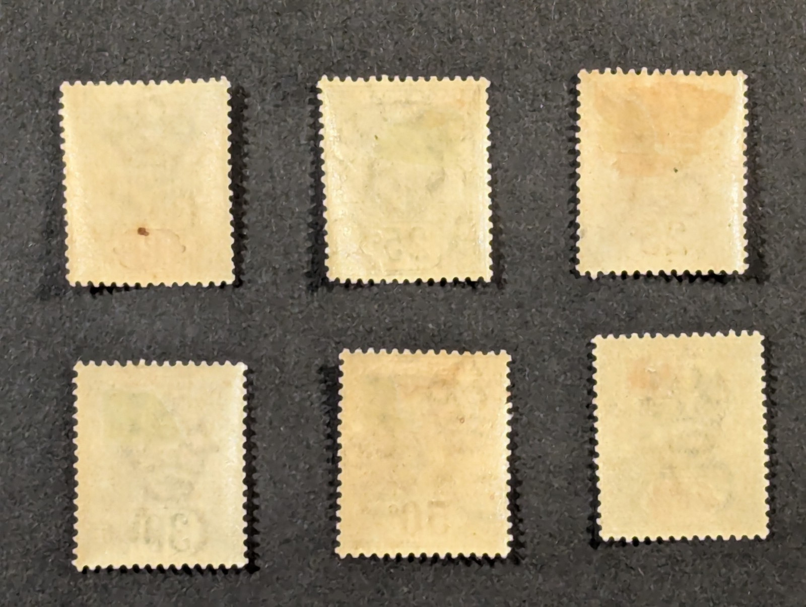 CEYLON 1903-1910 King Edward VII Sc#171,173,174,187,189,190 MVLHOG - CLEAN SET!