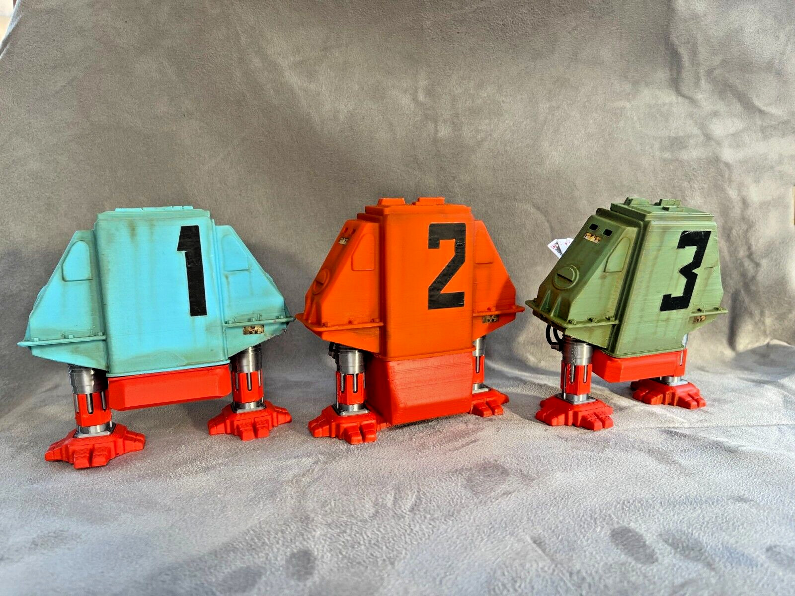Huey, Louie and Dewey Model Robots From Sci-Fi Film Silent Running