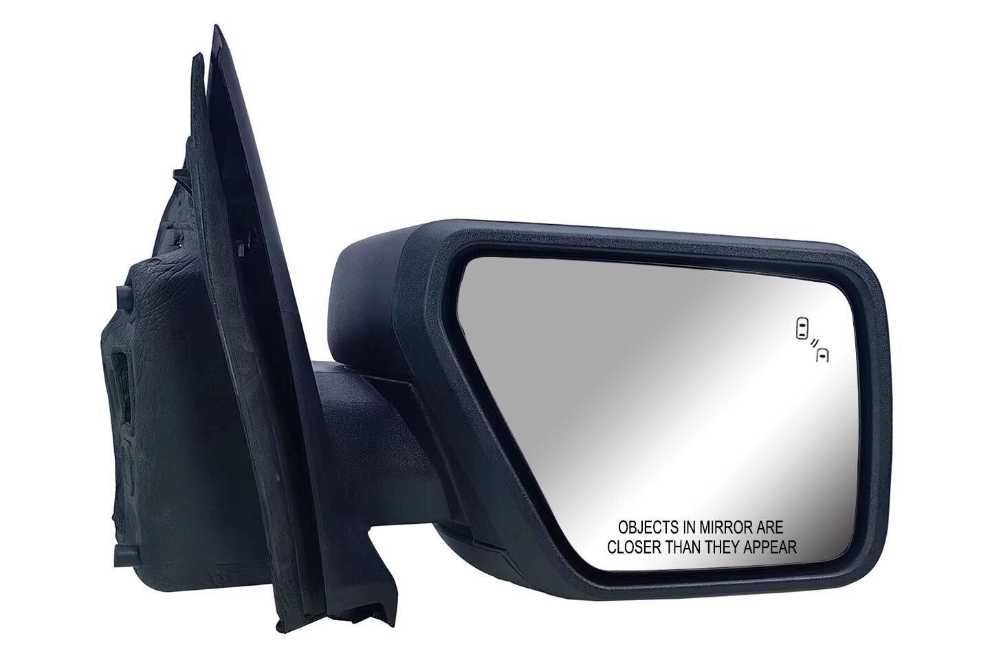 Pair Right+Left Side Mirror with BLIS and Light Manua Fold for 21-24 Ford F-150