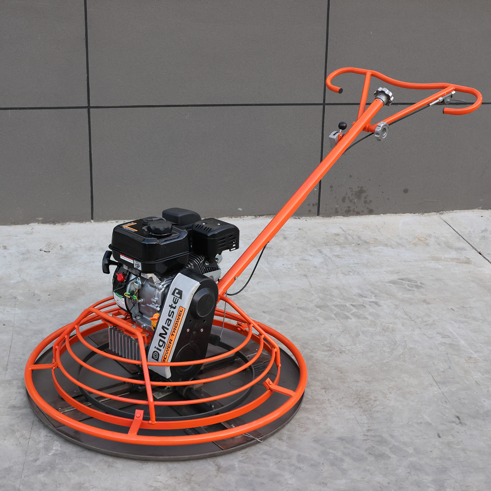 7HP Gas Power 39.37" Cement Surface Finishing Power Trowel Machine w/Float Pan