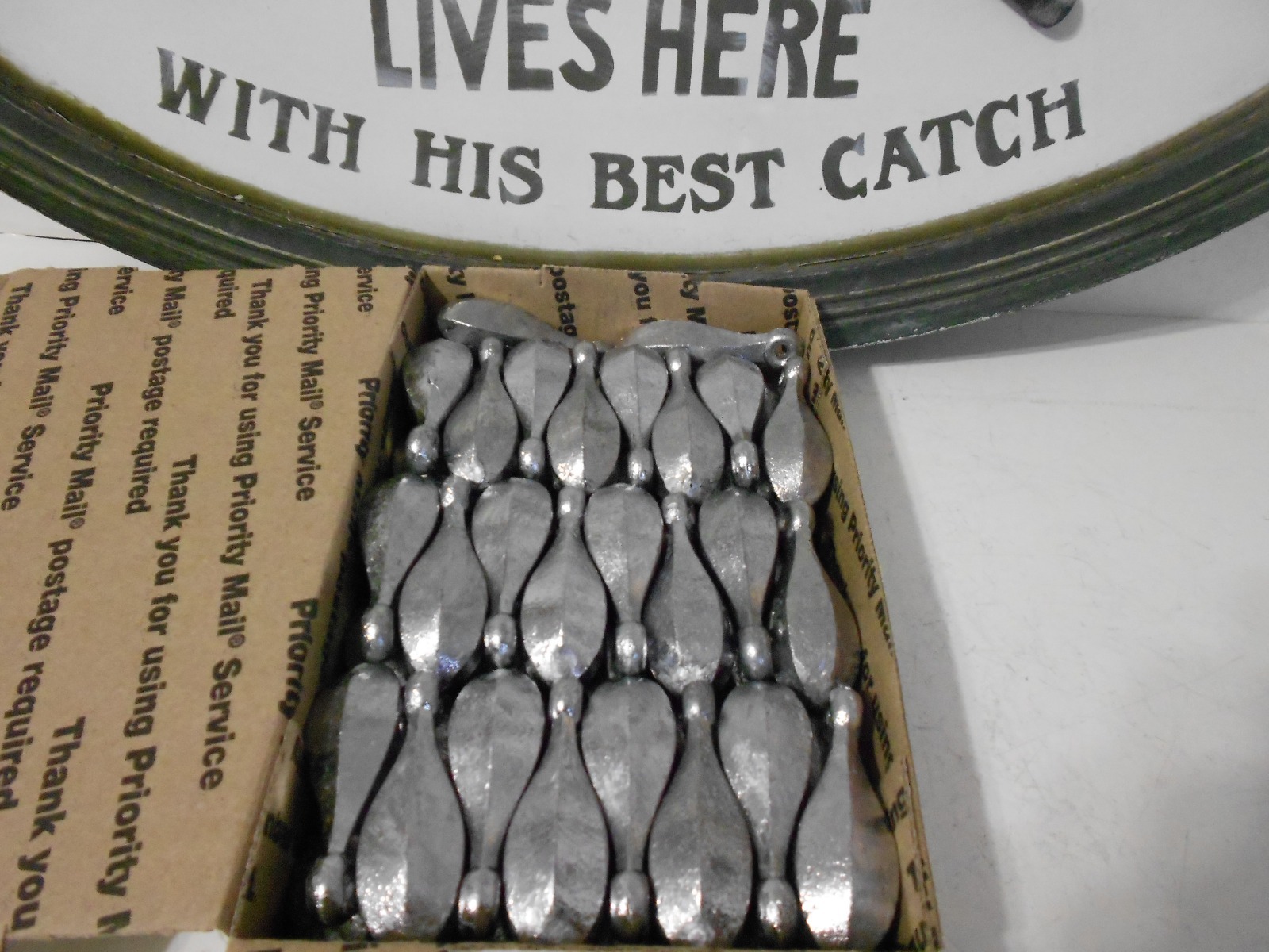 52- 5 OZ.  PURE LEAD BANK SINKERS BY A DO-IT-MOLD