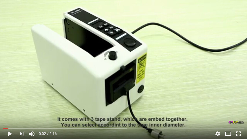 JF-2000 Automatic Auto Tape Dispensers Electric Adhesive Tape Cutter 18W 110V