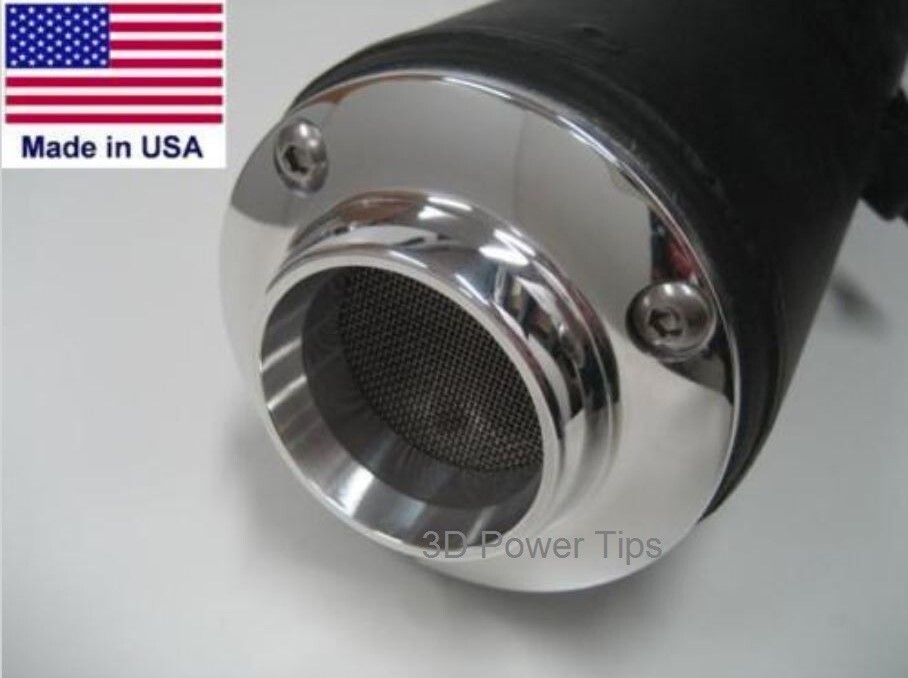 HONDA 2D CNC MUFFLER EXHAUST TIP CRF 250F w/ SPARK ARRESTOR SCREEN