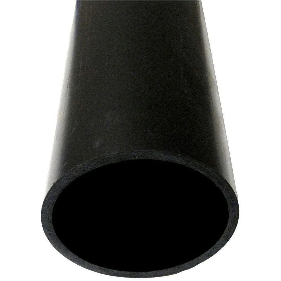 VENTRAL DWV Drain Pipe - Black ABS Custom Size and Length 1-1/2" (1.5) Inch