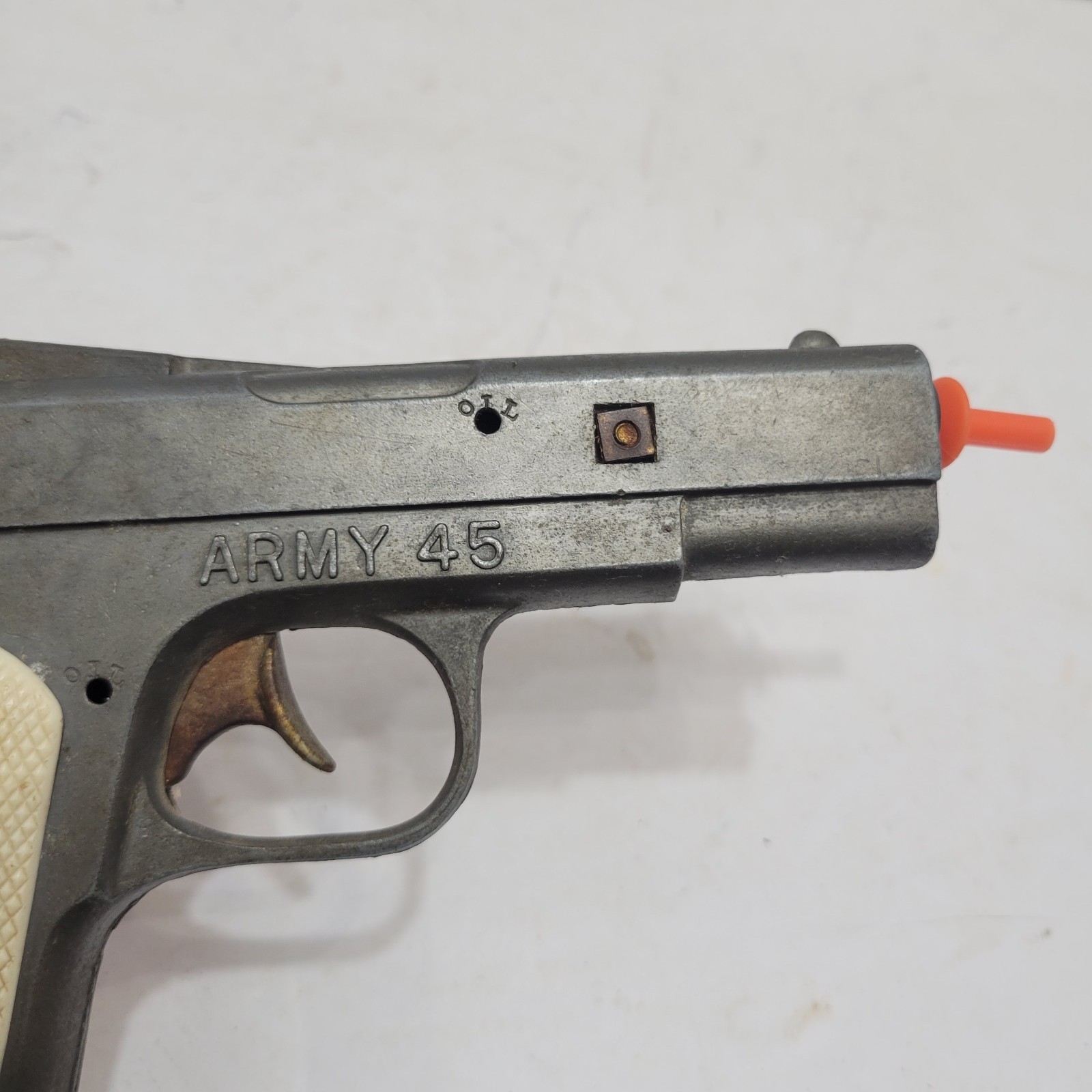 VINTAGE HUBLEY ARMY 45 CAP GUN - COLT 1911