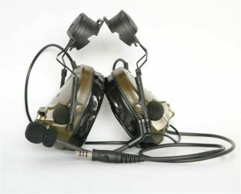 COMTAC III /C3 Single Com Noise Reduction Headset For TCA TRI /Real Mil-Spec PTT