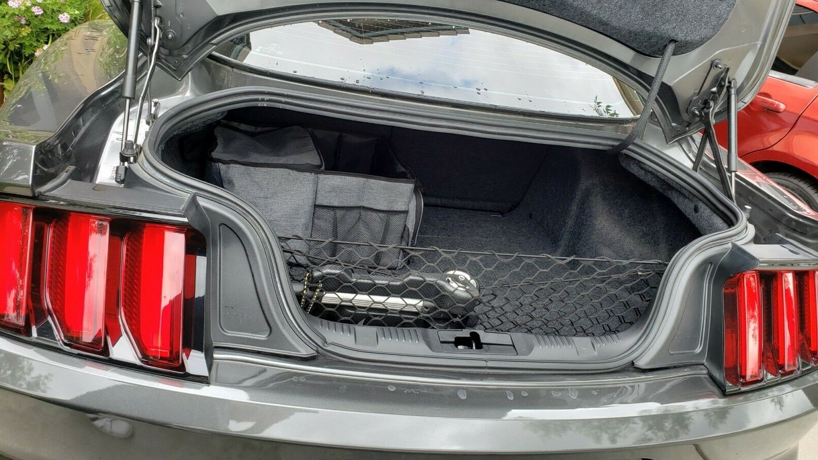 Rear Trunk Envelope Style Cargo Net for FORD MUSTANG 2015-2023 Brand New