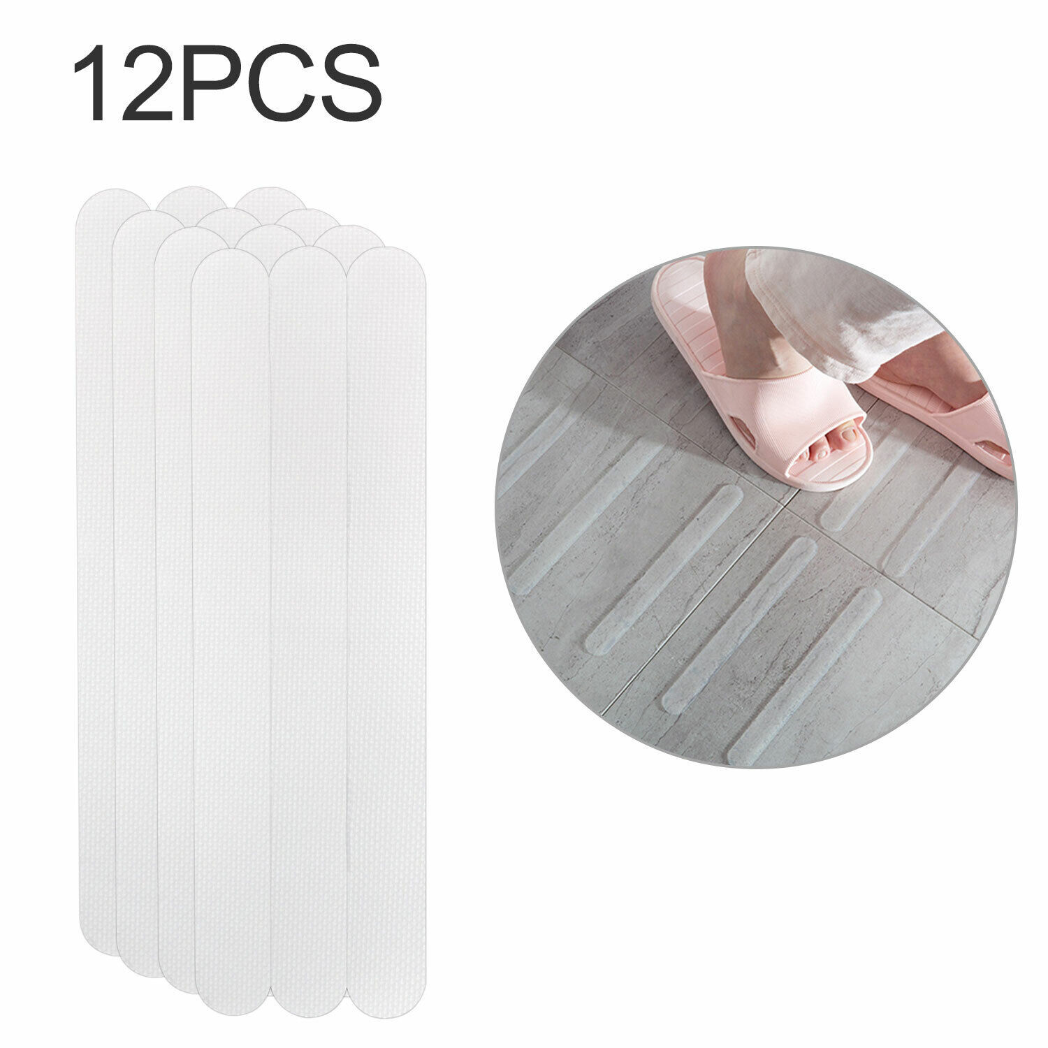 Bath Tub Shower Stickers Anti Slip Grip Strips Home Non-Slip Safety Floor Treads