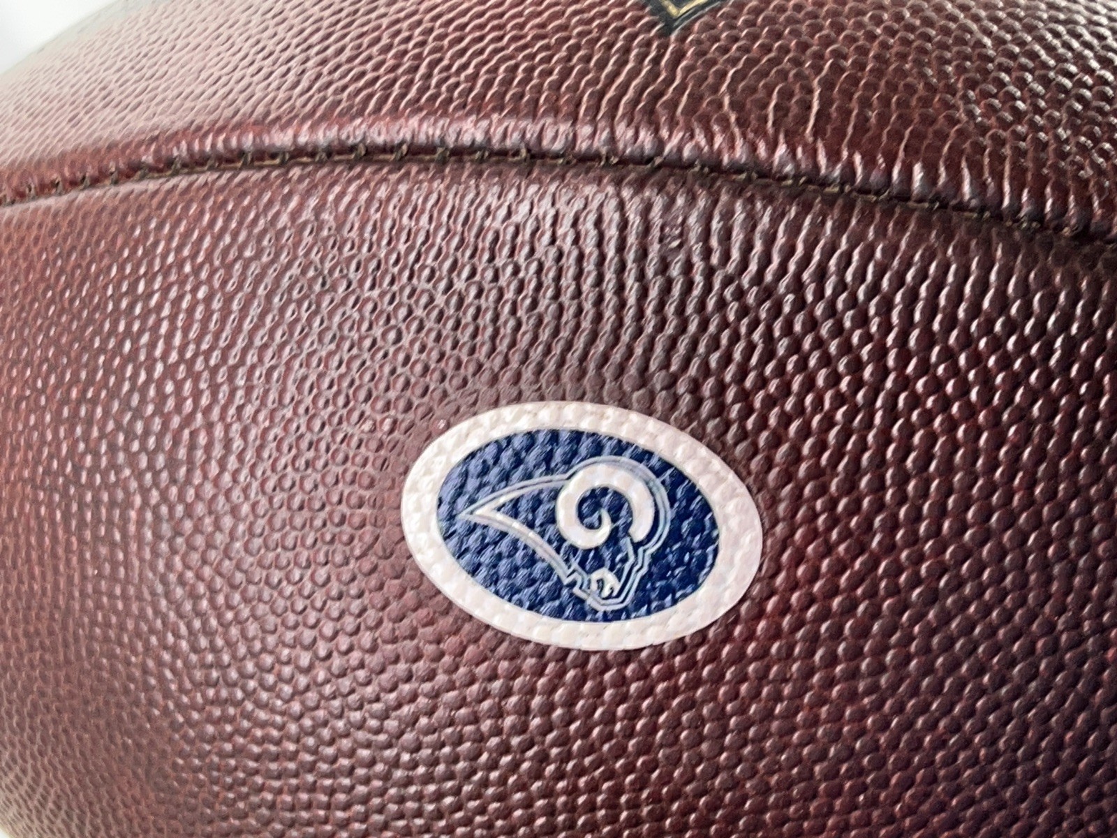 RAMS LOGO - NFL "The Duke" Wilson Football - Game Ball - Prepped & Conditioned