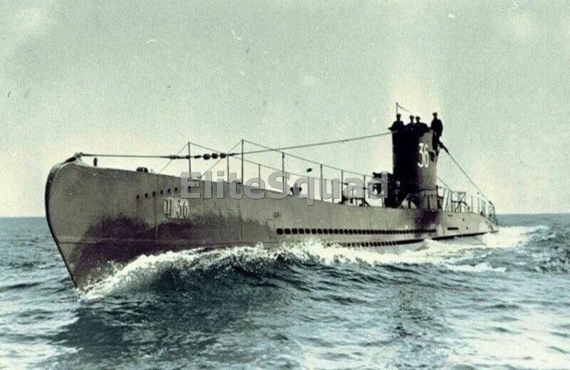 WW2 Picture Photo Submarine U-36 was a Type VIIA U-boat of the German 869