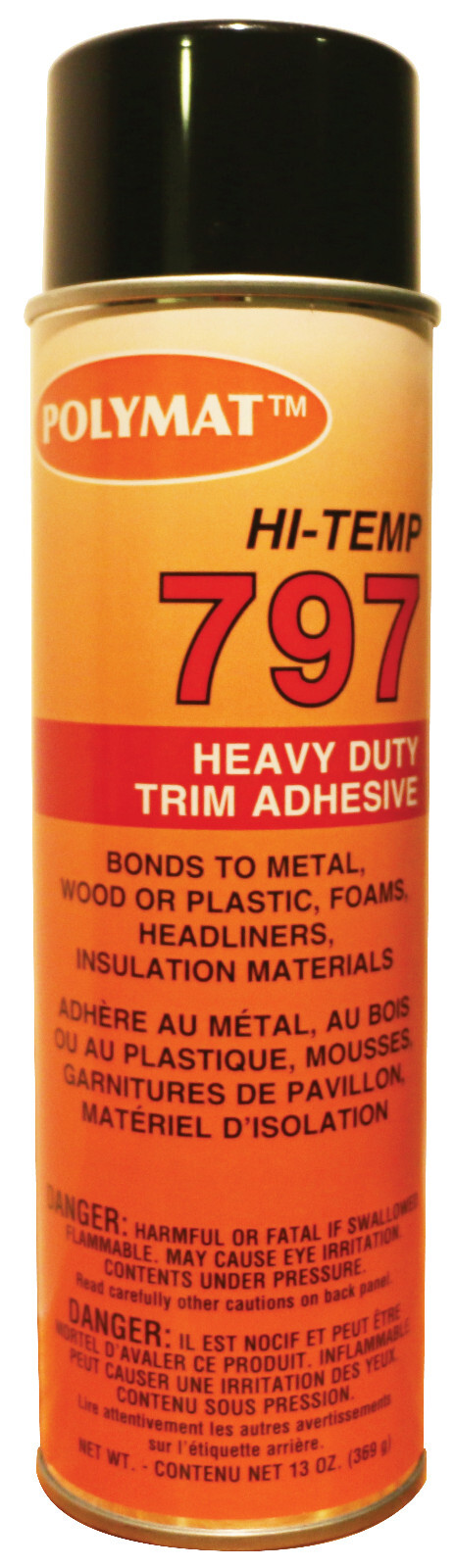 Polymat 797 High-Temp Spray Adhesive Glue WATER RESISTANT HEAVY DUTY BONDING