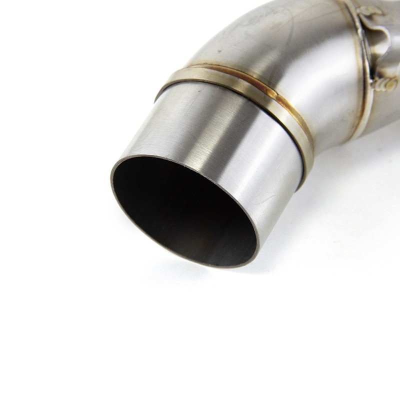 Slip for Yamaha MT-03 YZF R3 2015-2025 Exhaust Mid Tail Pipe Muffler Tips Black