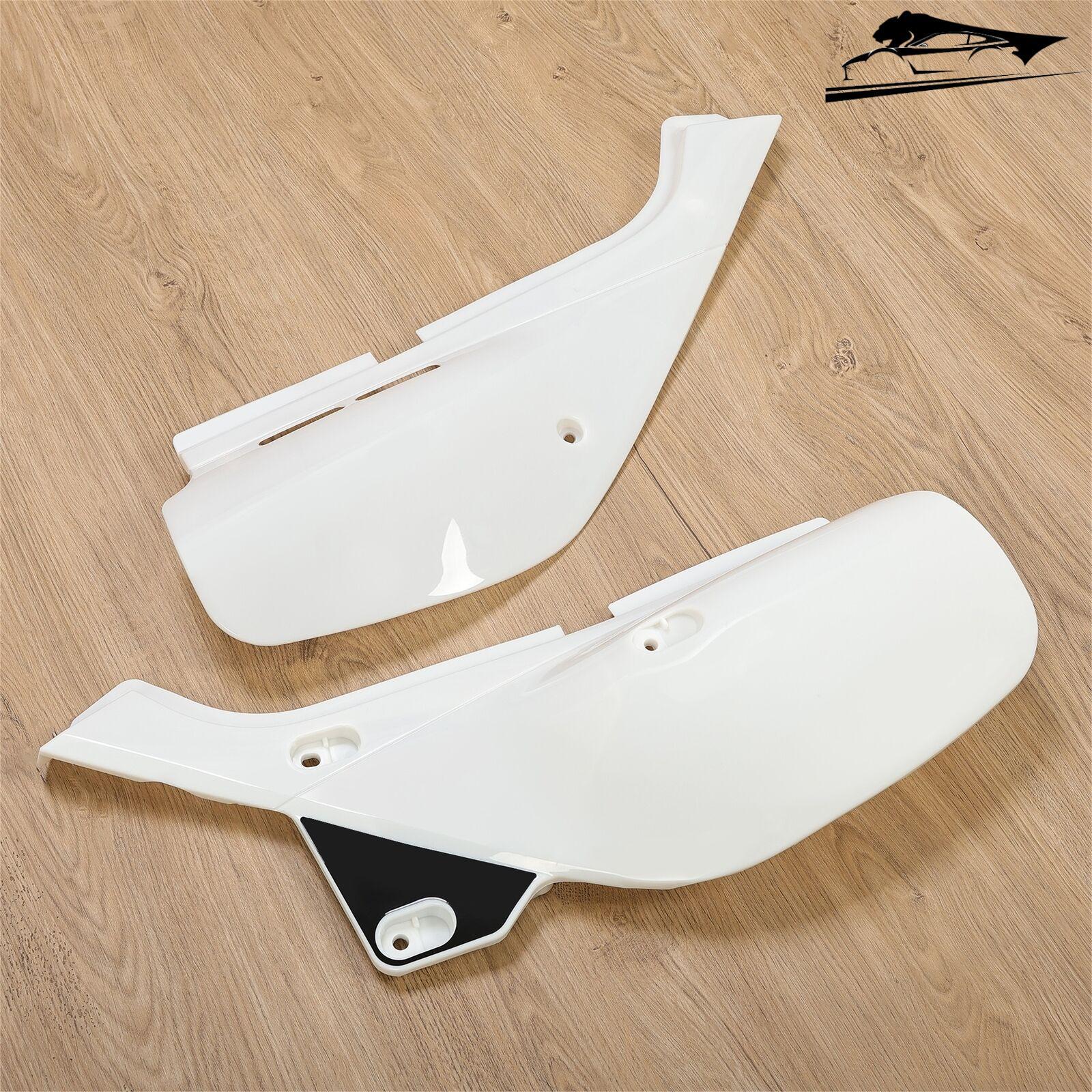 White Side Cover Panel Side Fairing Left+Right Fit For 93-21 Honda XR650L