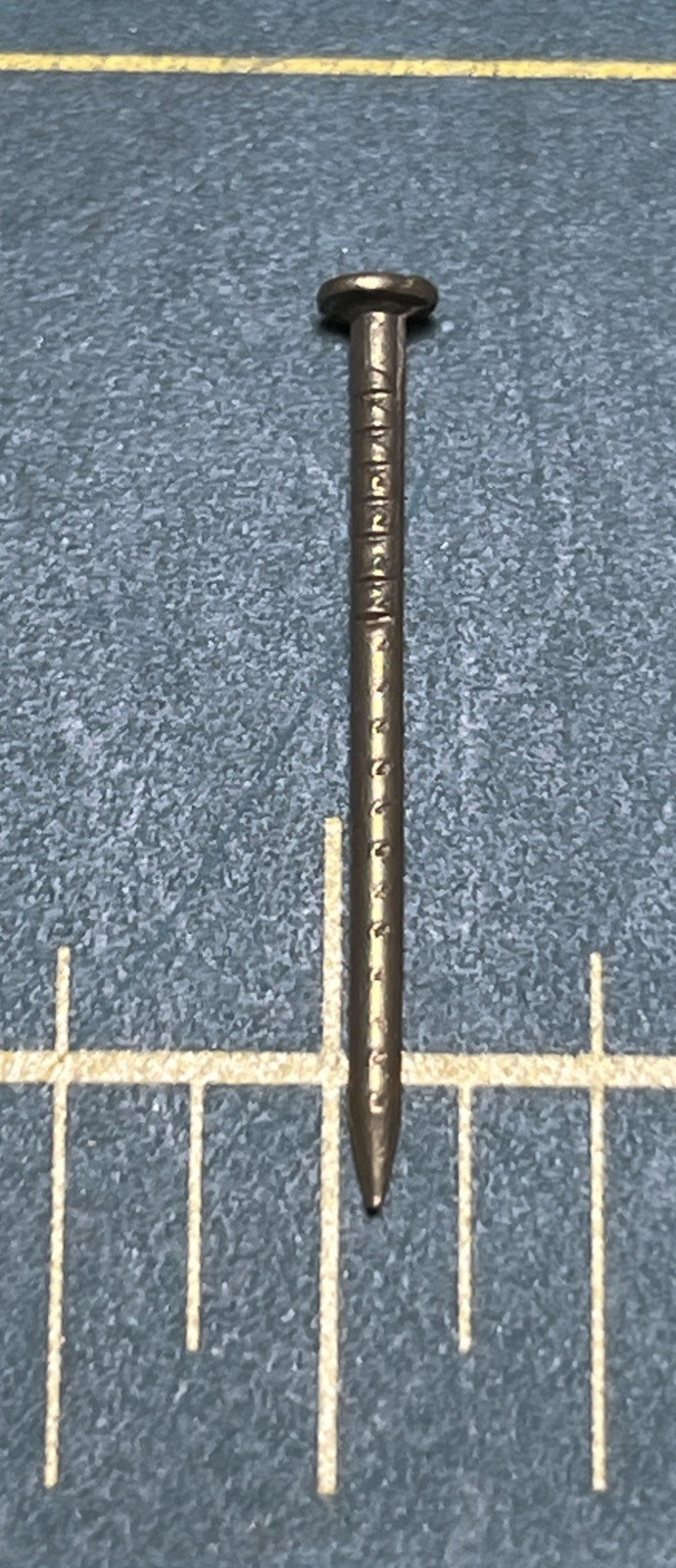 Vintage 100 Marine Grade Bronze Flathead Nails 7/8” Long