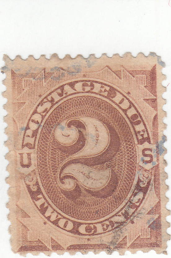 Scott # J2 - 1c Brown - Used - SCV - $25.00