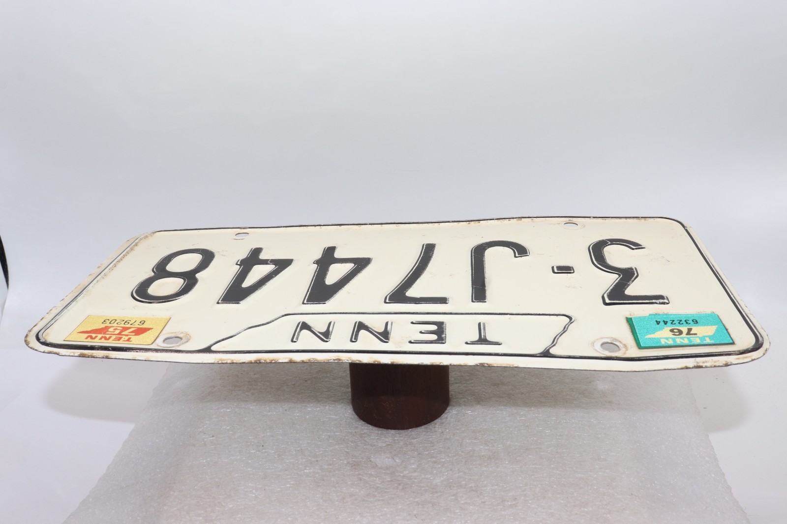 1971-1975 Tennessee License Plate Knox County " 3-J7448 "