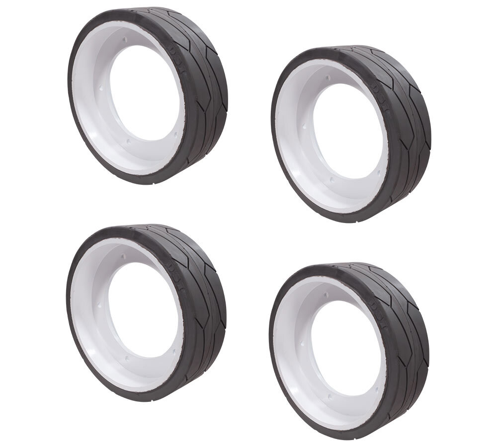 4Pk JLG 2915012 Non-Marking Rubber Scissor Lift Tire & Bolts, Fits 1930ES,1230ES