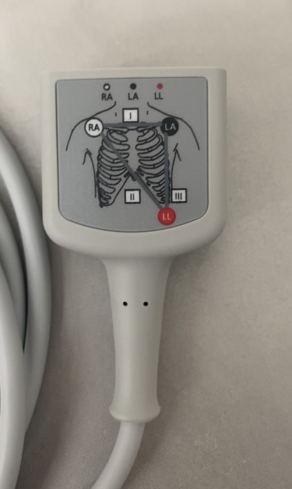 Vyaire 230119G Maternal ECG Cable & 3-Lead Wire Set for Corometrics 2.4m/8ft
