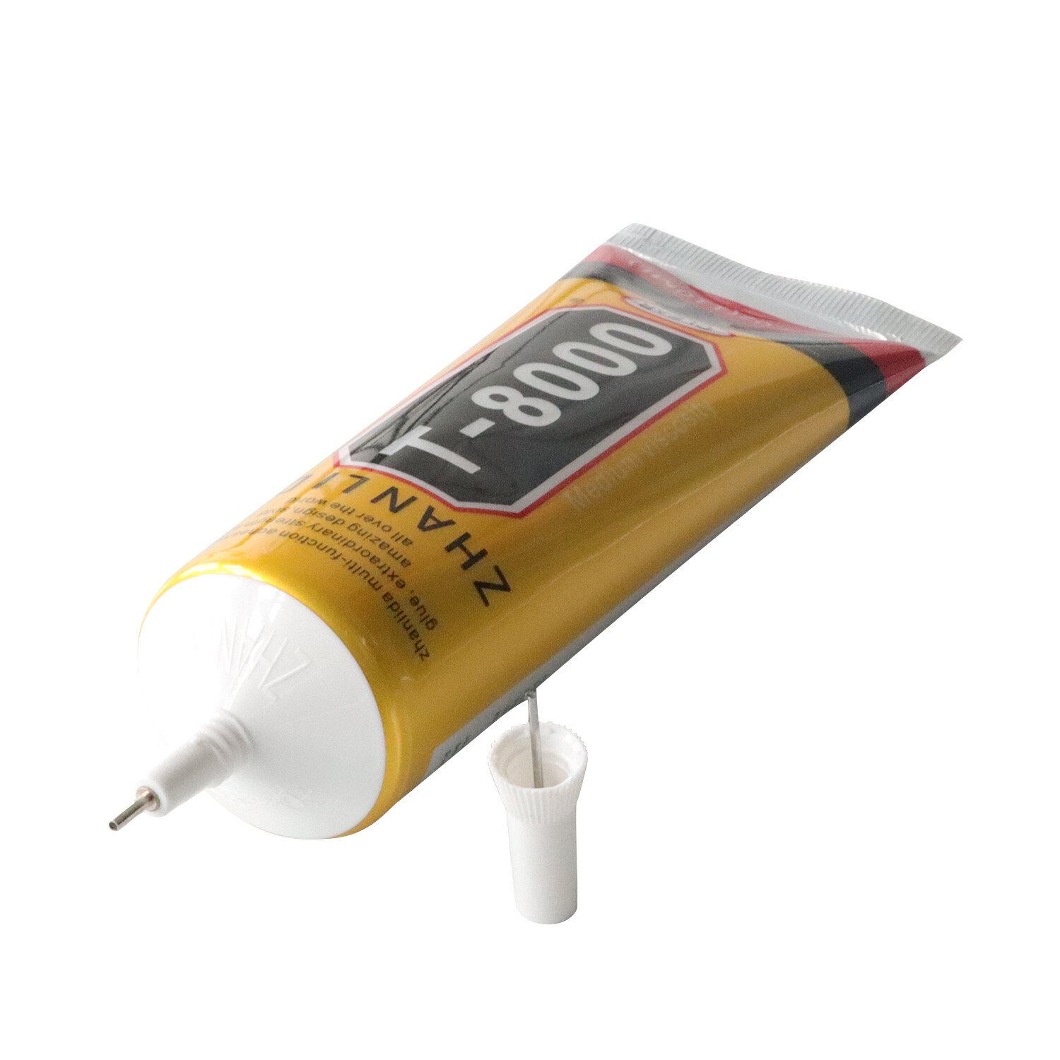 15/110ml T8000 Clear Glue Needle Point Drill Phone Screen Repair Glass Jewelry