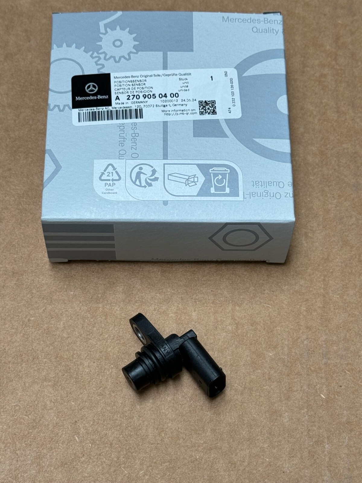Mercedes-Benz A AMG C CLA E G GLA GLB GLC GLE  Genuine Camshaft Position Sensor