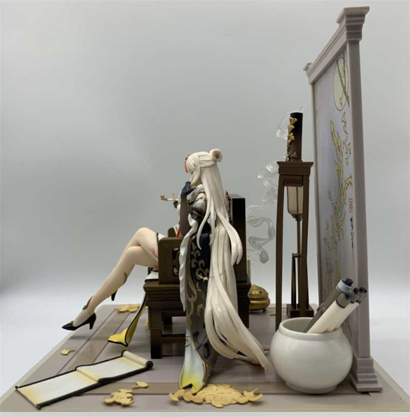 Anime Genshin Impact Ningguang Cosplay PVC 27cm Figure Model Statue Toy Gift