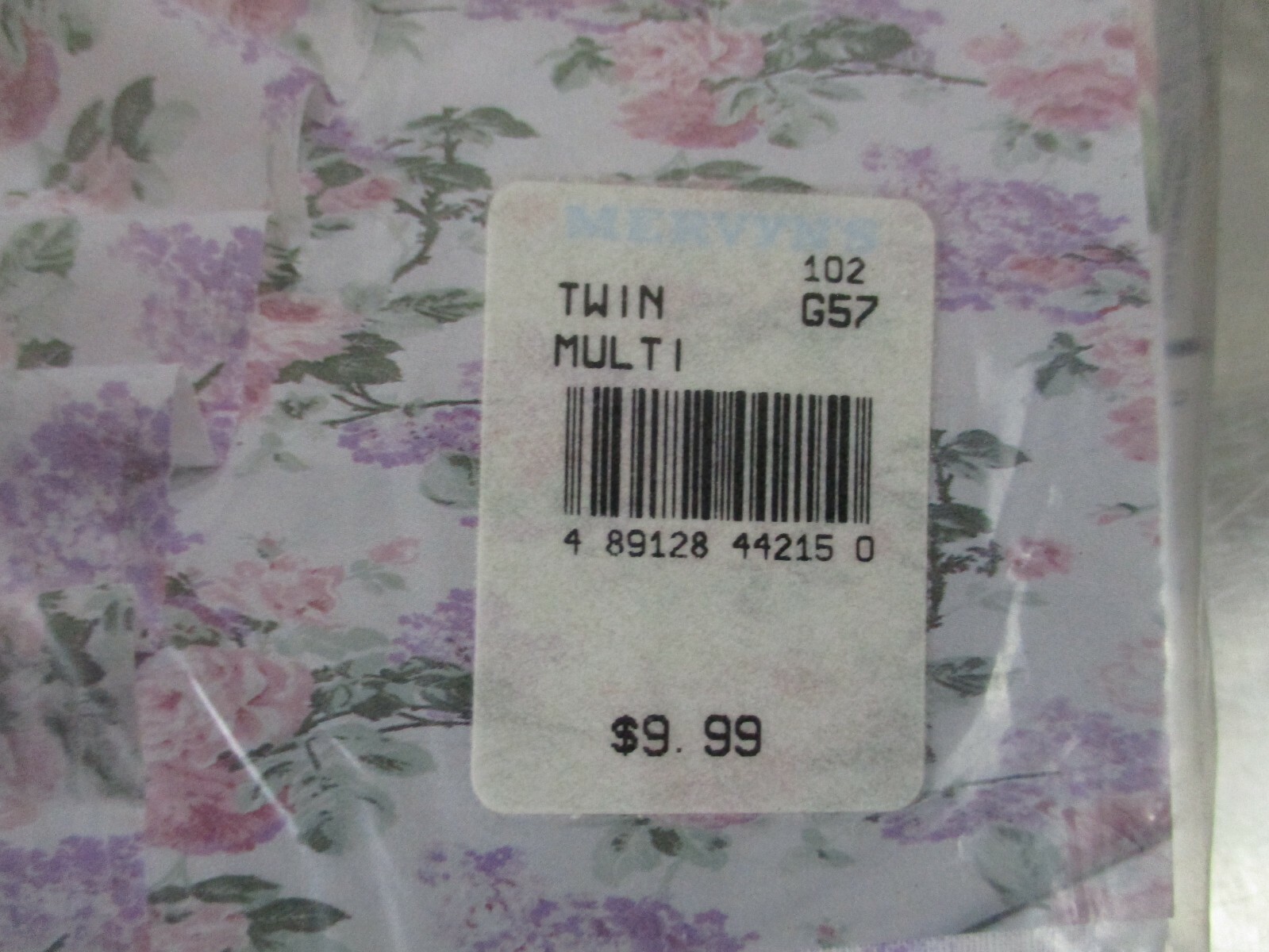 Vintage Floral Sheets New in package Dead stock 70s 3pc twin set Mervyns