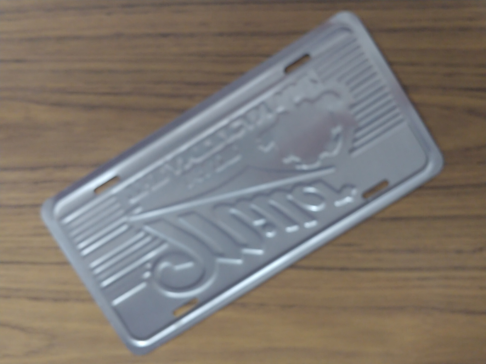 Vintage Miller License Plate Embossed Metal New Old Stock Beer #503