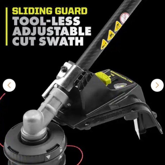 NEW RYOBI 40V Brushless 16" Carbon Fiber Attach Ready String Trimmer -TOOL ONLY