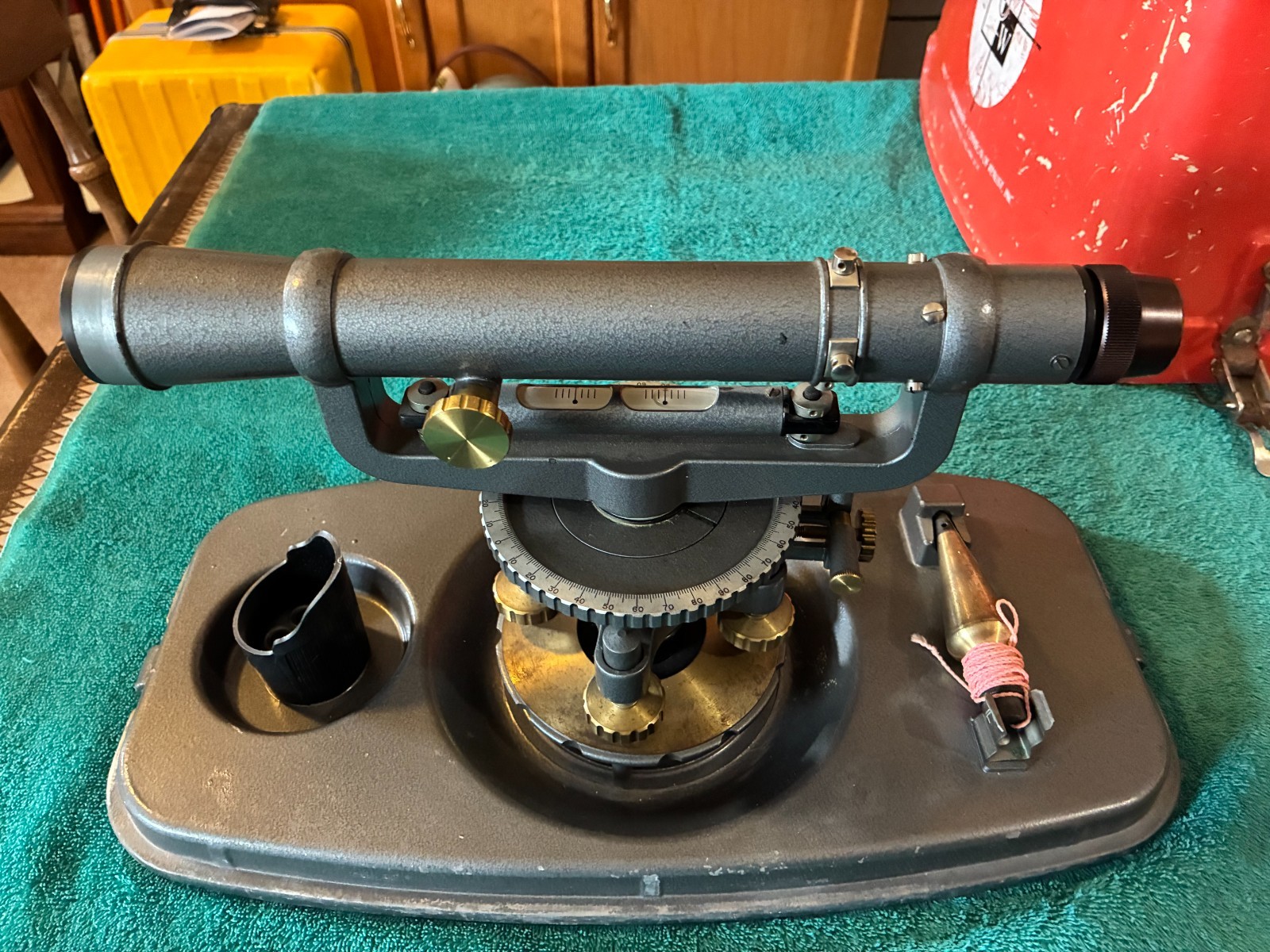 Late 1960s David White #8114 Universal Transit Surveying Instrument & Case AS-IS