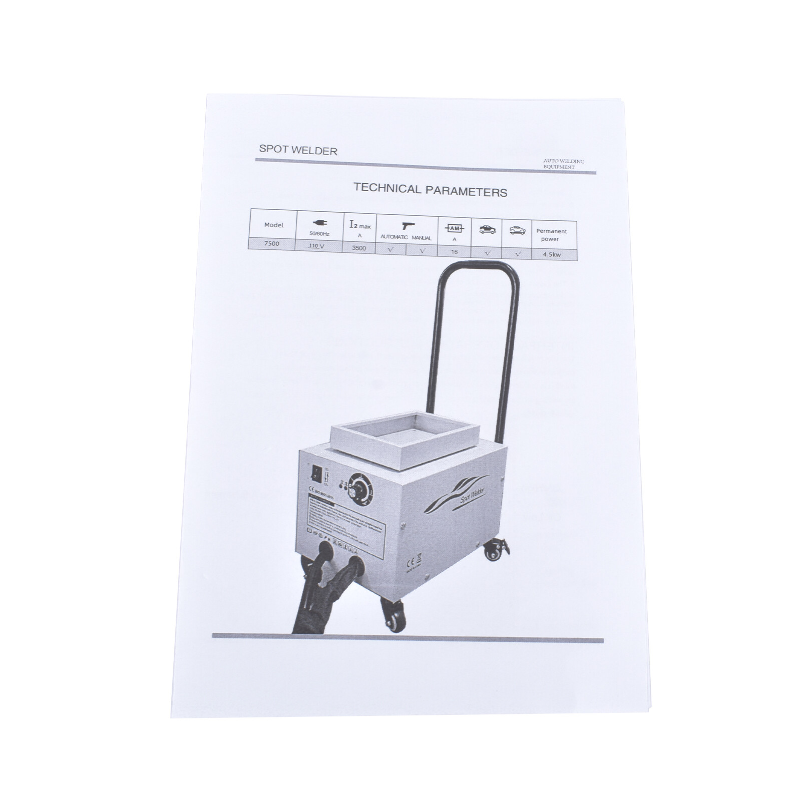 Dent Puller Spot Welder Welding Machine 4.5KVA Car Body Repair Kit 110V 7 Modes