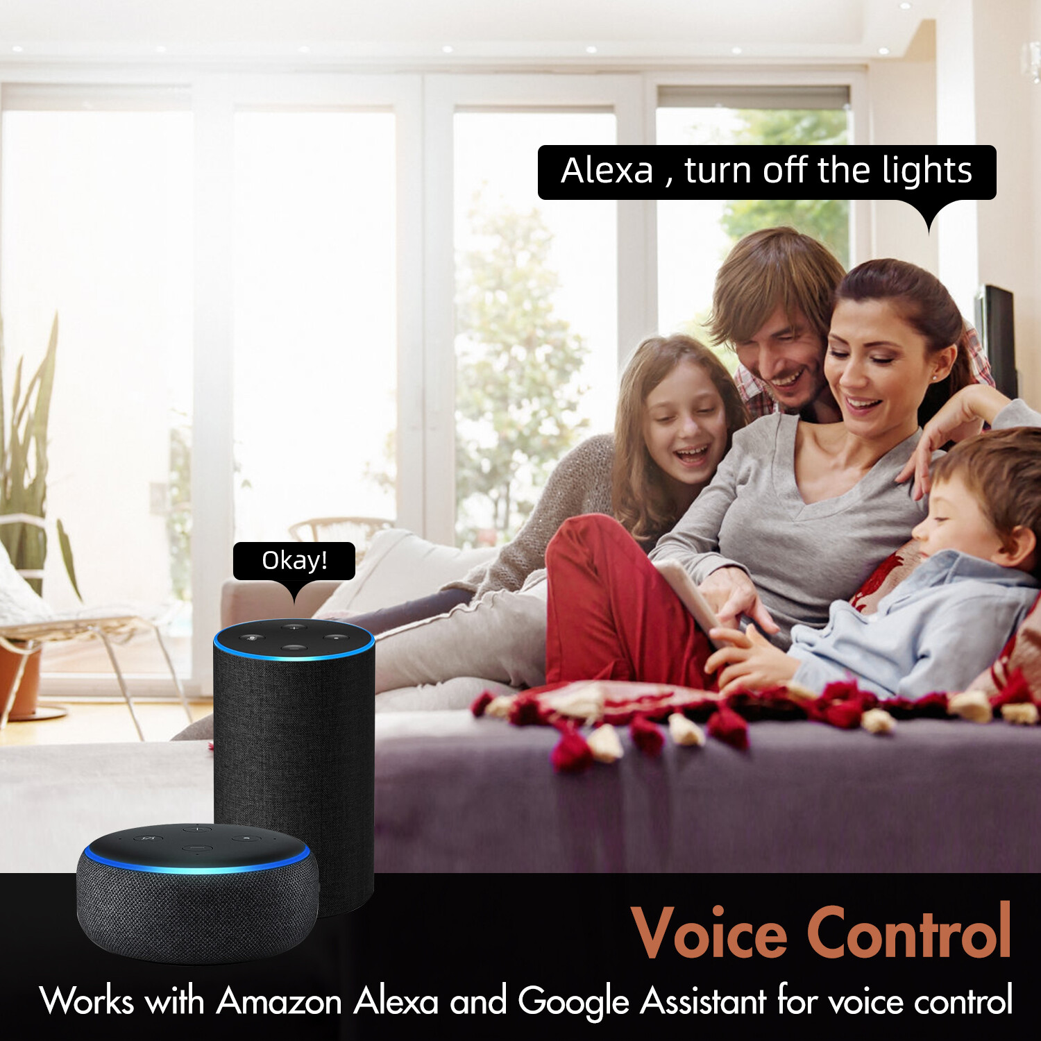 3 Pack Smart WIFI Switch Light Wall Works with Amazon Alexa Home, Smart life APP