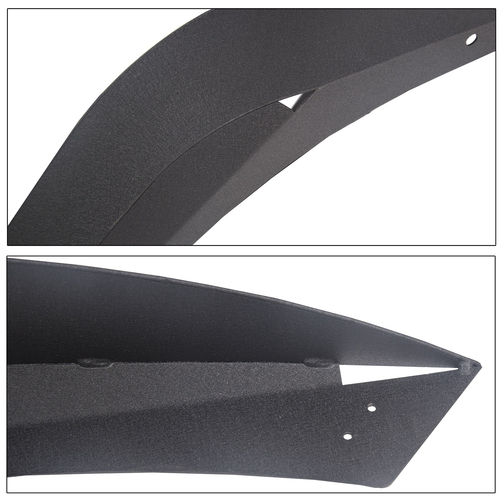 For Jeep Wrangler 07-18 JK Full Set Flat Style Solid Steel Fender Flares