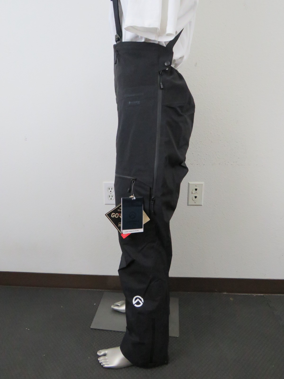 Womens The North Face Pumori GTX GORE TEX Waterproof Shell Ski Bibs Pant Black