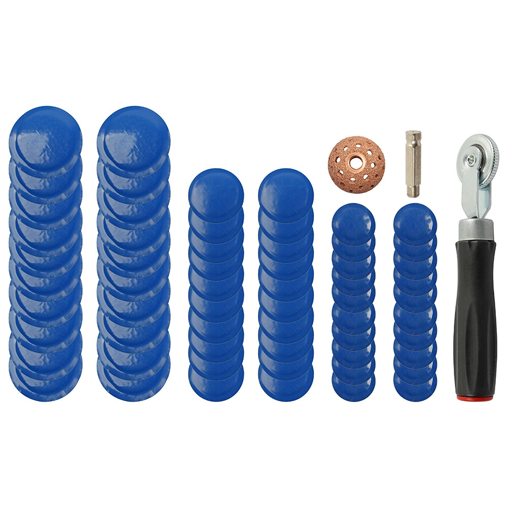 62X Heavy Duty Tire Repair Kit DIY Punctures Flat for Car Motorcycle Plug Patch