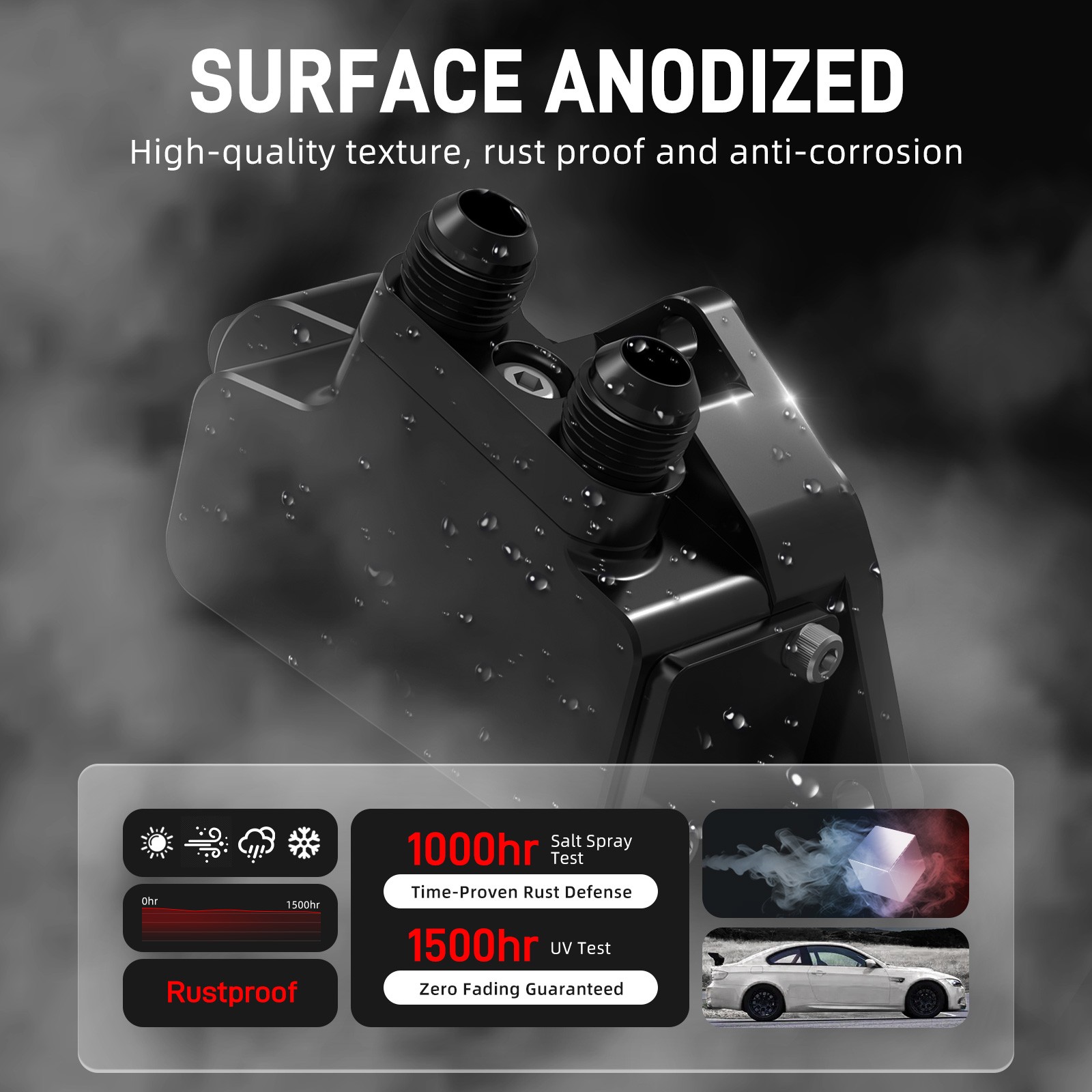 Oil Cooler Thermostat Housing Adapter Upgraded For BMW E90 E92 335i 135i 1M N54