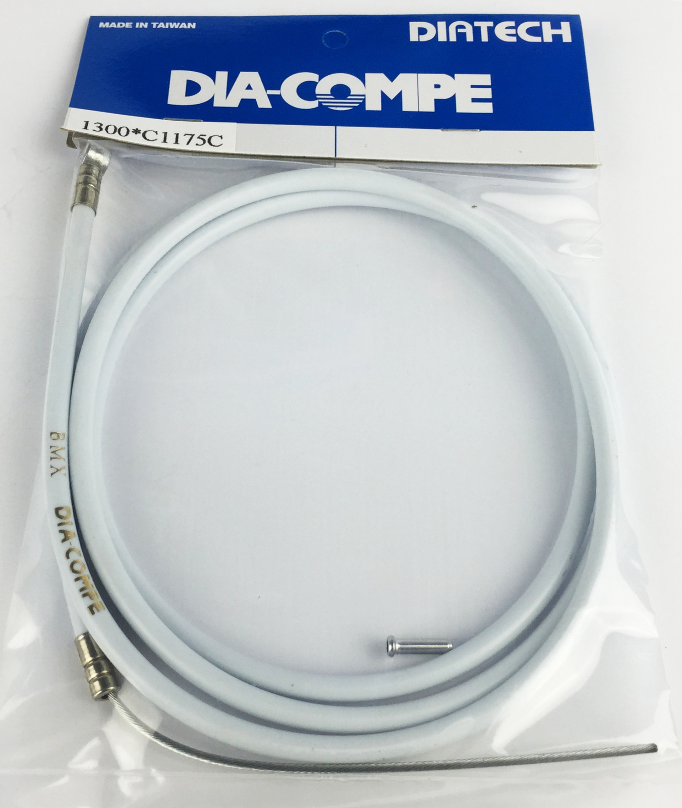Dia-Compe REAR BMX bicycle brake cable - WHITE