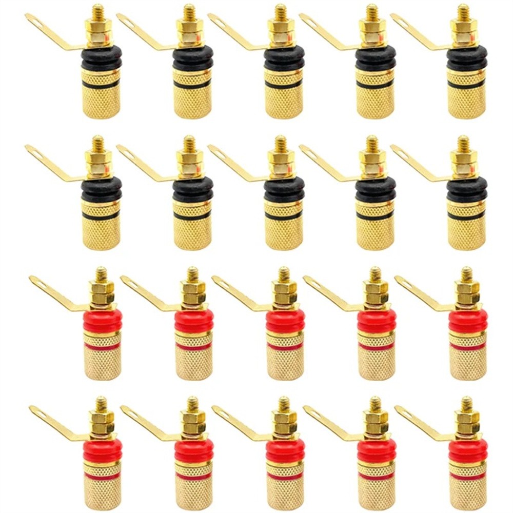 For 4mm Banana Plugs Amplifier Speaker Terminal Binding Post Socket Connector 20