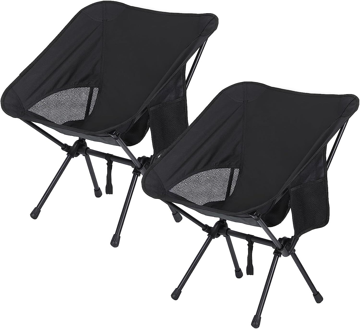 2-Pack Collapsible Camp Chairs w/Carrying Bag Outdoor Chair Camping Hiking