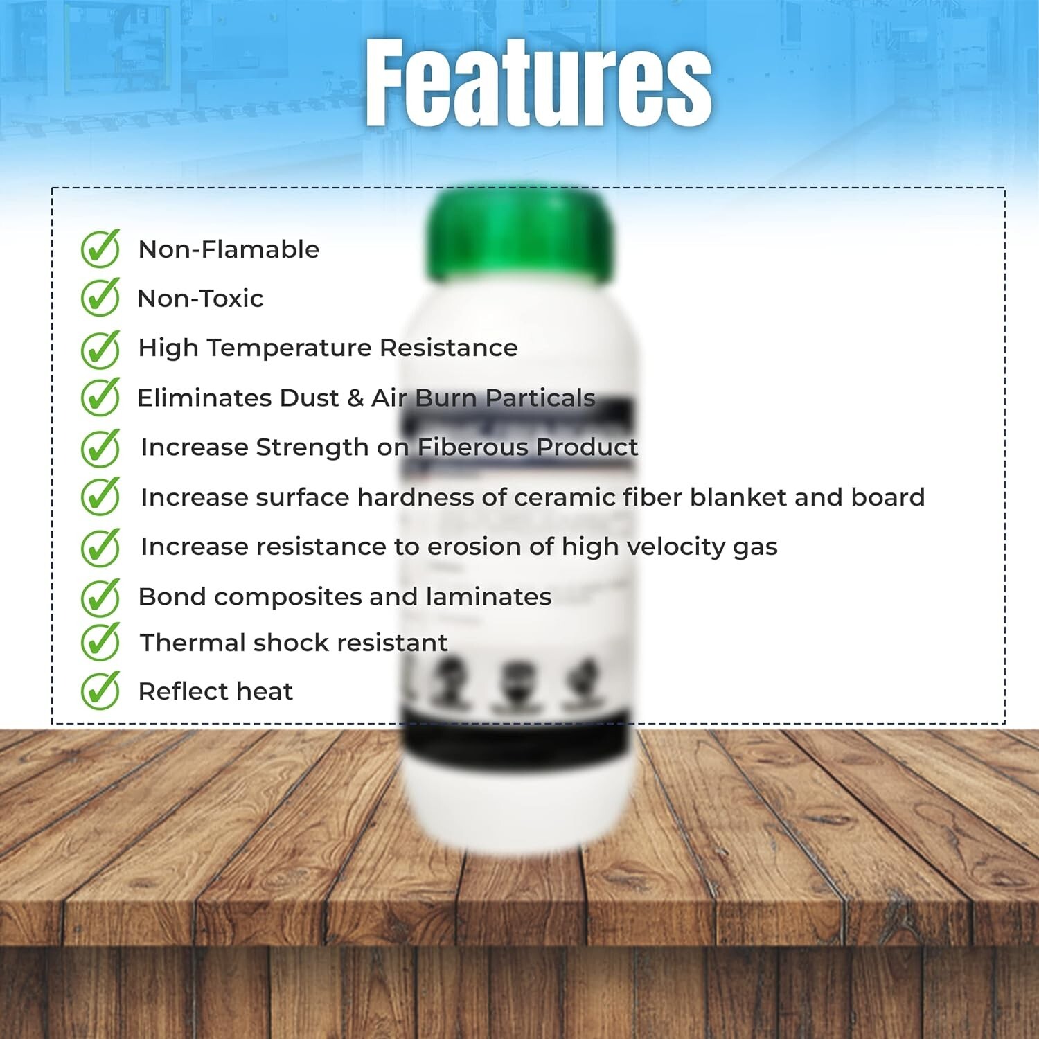 Rigidizer for Ceramic Fiber Coating - 2300F Rated - 16 Oz Rigidizer