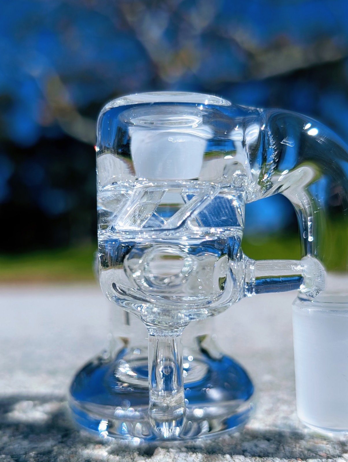 Turbine Perc 18mm 90° Premium Dry Ash Catcher Tobacco Water Pipe Bong Bubbler