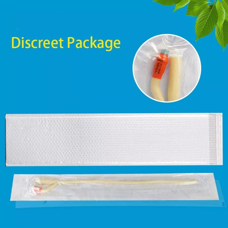 Medical Disposable 2 Way Silicone Urinary Catheter For 12/14/16/18/20/22/24Fr