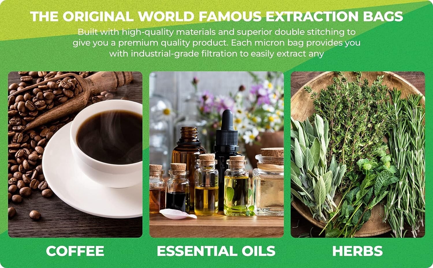 Bubble Bag BUBBLEBAGDUDE 1 GAL 4 Bag All Mesh Bubble Hash Bags Extraction Kit