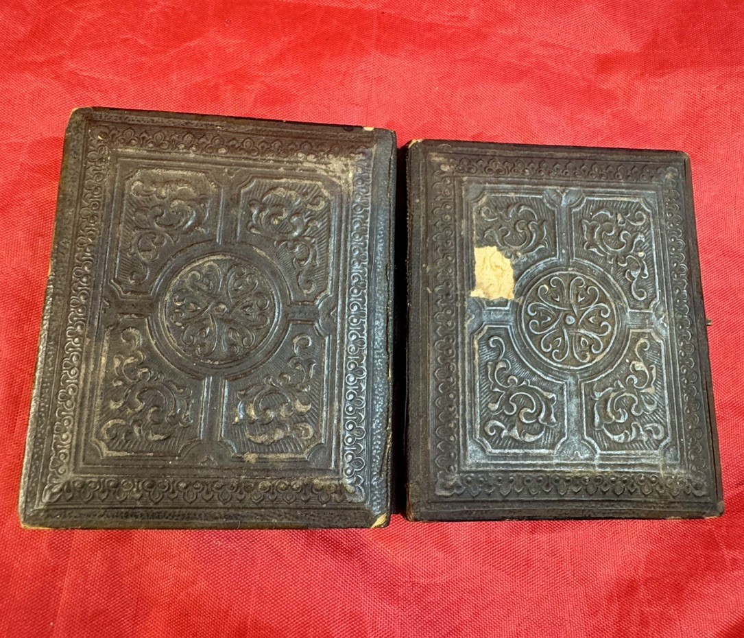 Antique 1/9 Plate Ambrotype Early Civil War Confederate Soldier Uniform Photo NC